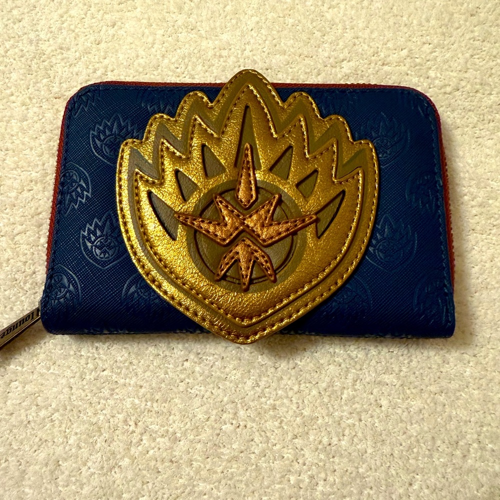 Loungefly Guardians of the Galaxy Badge Wallet NWT